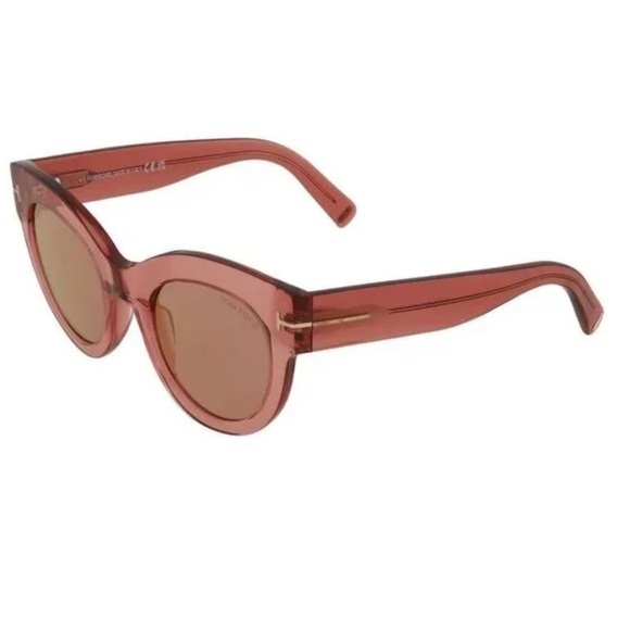 Tom Ford Pink Sunglasses with Geometric Frames! NWT main image 5